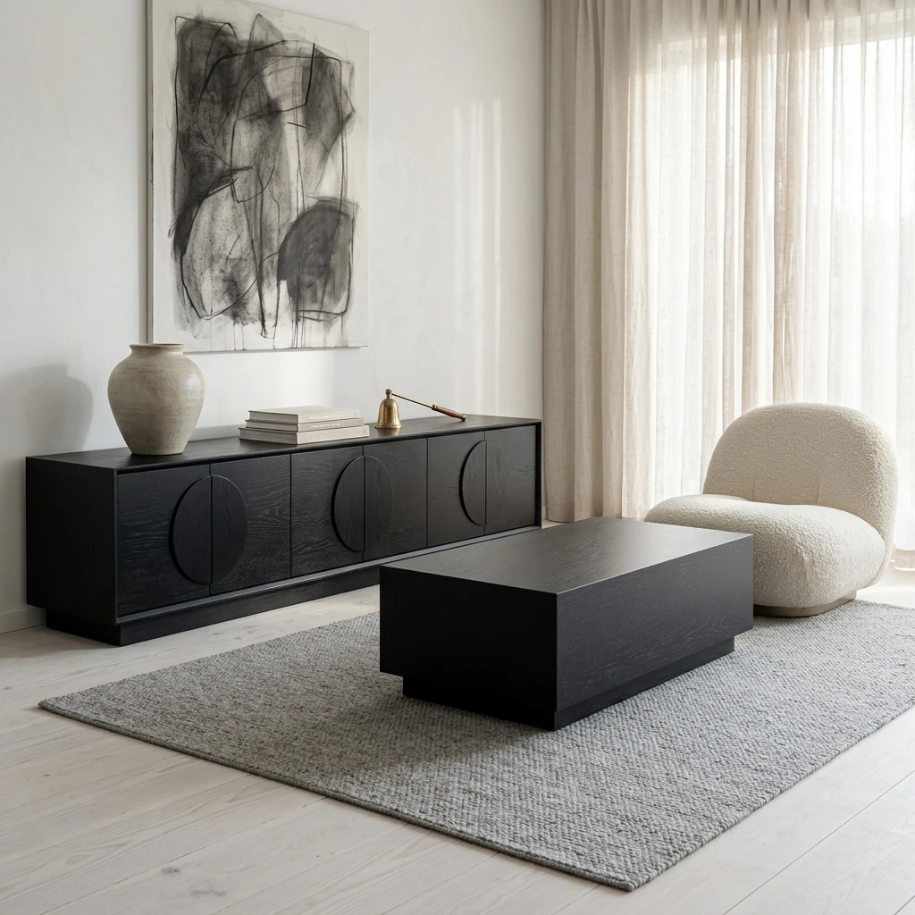 סט מזנון ושולחן Nordic