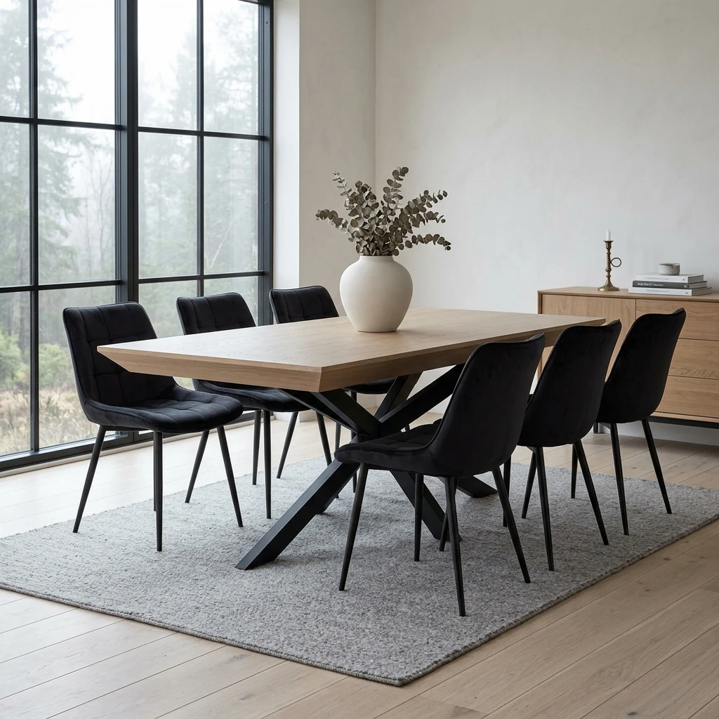 שולחן אוכל ברצלונה (נפתח)