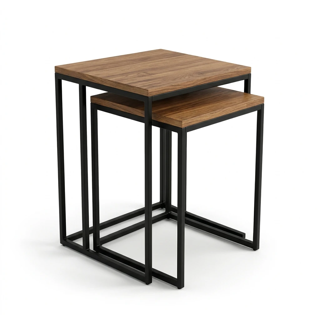 שידת/שולחן צד כפול