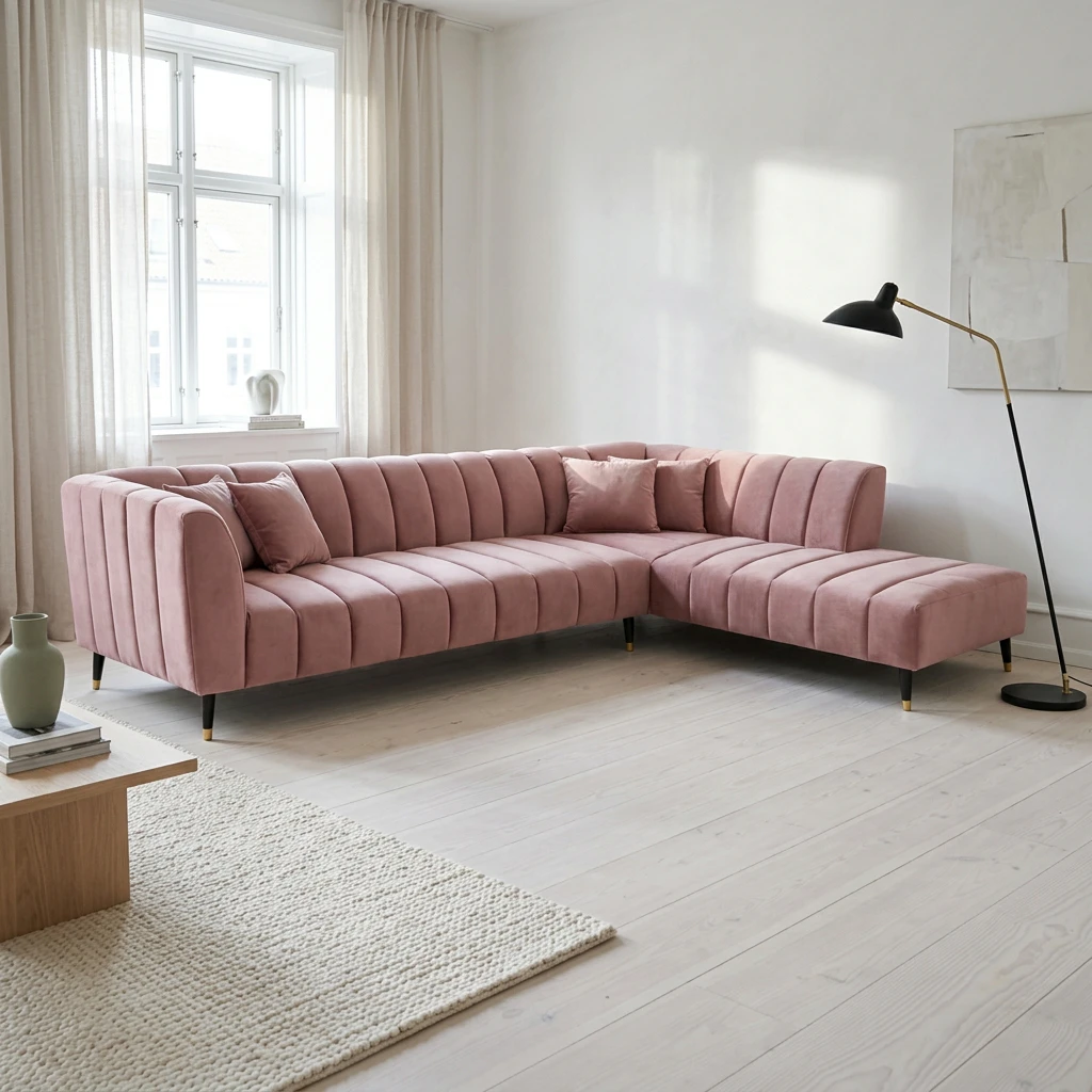 ספת שיקאגו ירוק ורוד