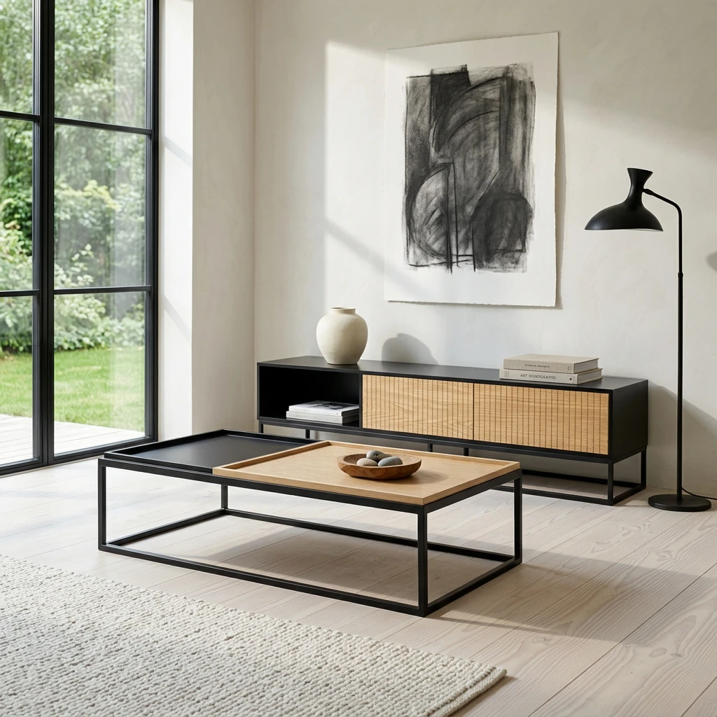 סט מזנון ושולחן Milan 2