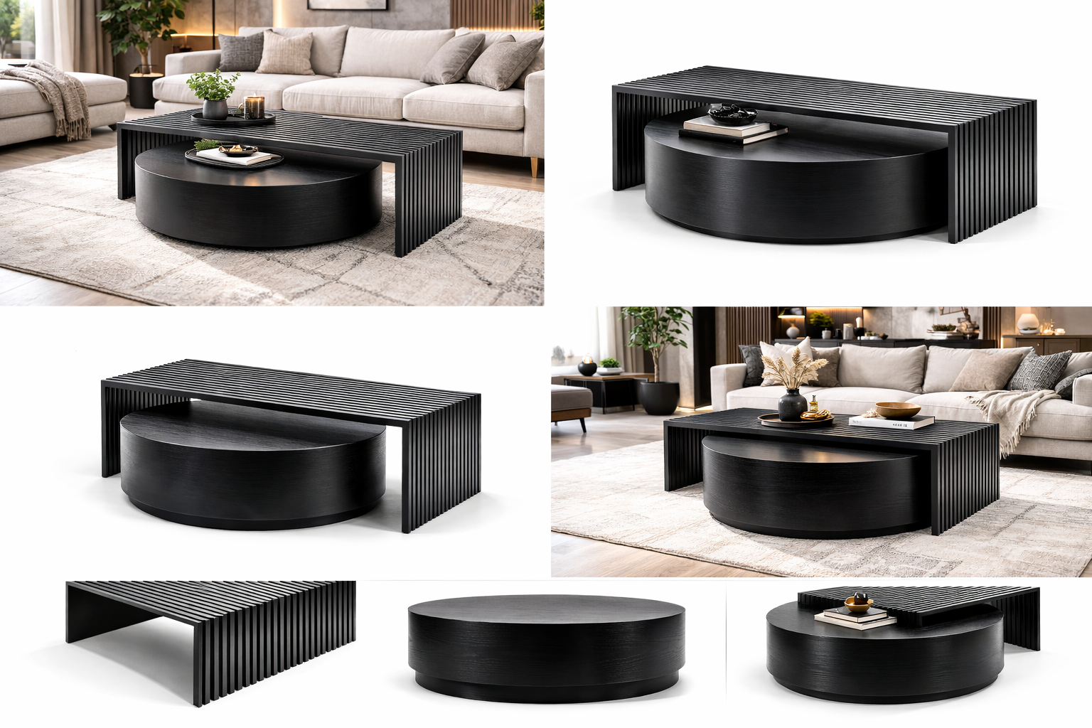 זוג שולחנות סלון Milo 2