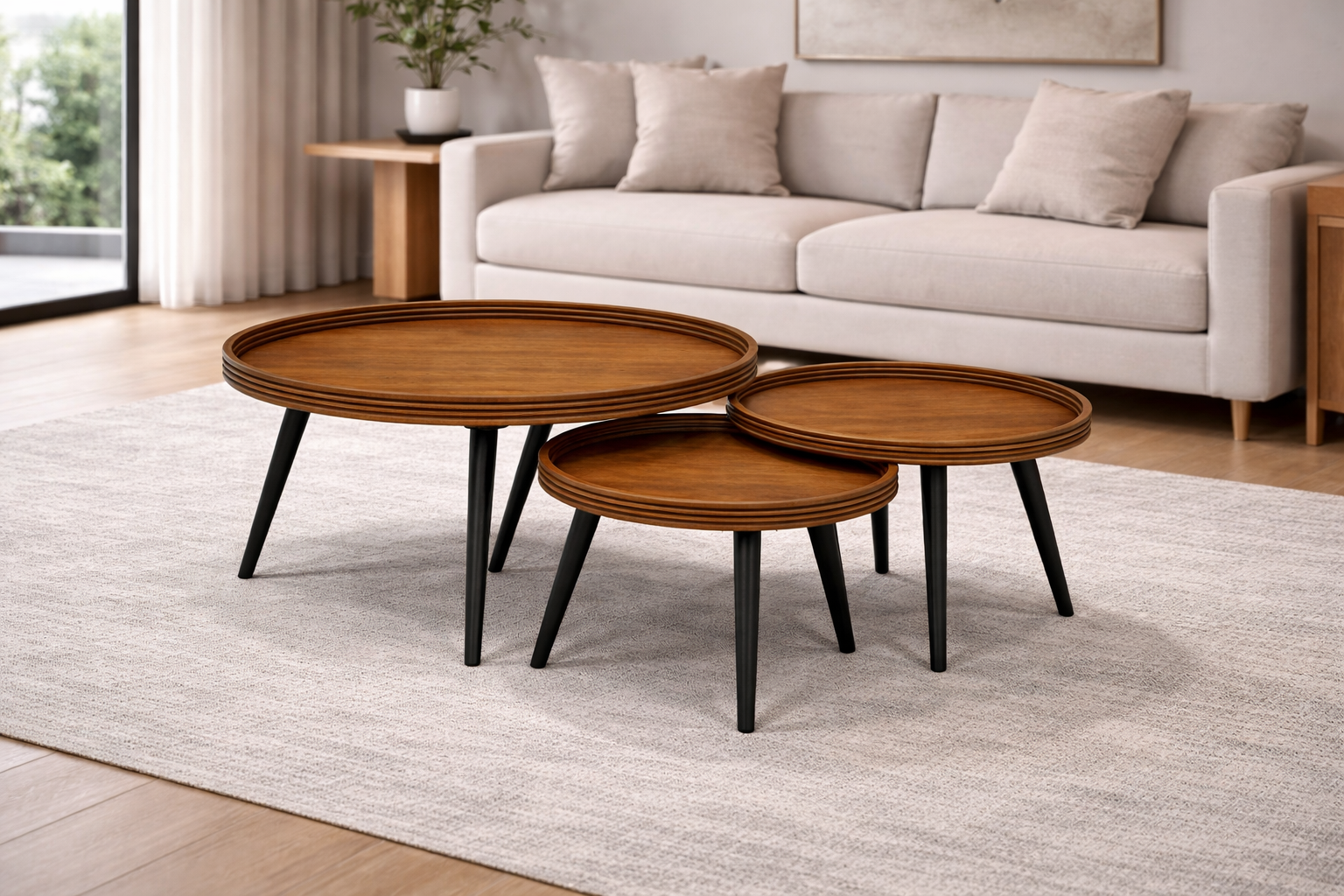 שלישיית שולחנות Quinn 2